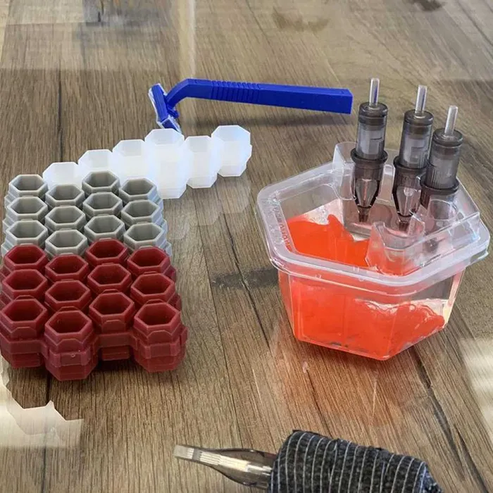 Hive Caps Vibrators Hive Cups 50 Rinse Cups and 50 Cartridge Holder Lids