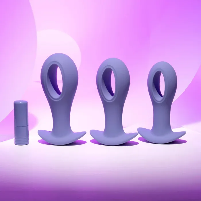 Hole Punch Vibrating 3 Piece Anal Training Set Evolved Novelties Anal