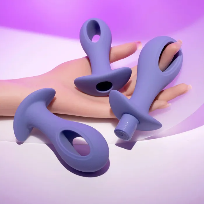 Hole Punch Vibrating 3 Piece Anal Training Set Evolved Novelties Anal
