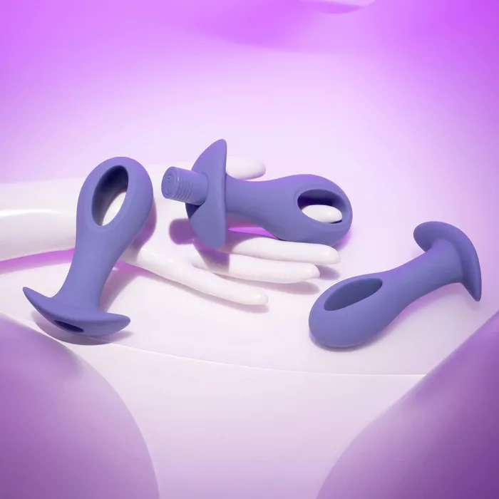 Hole Punch Vibrating 3 Piece Anal Training Set Evolved Novelties Anal