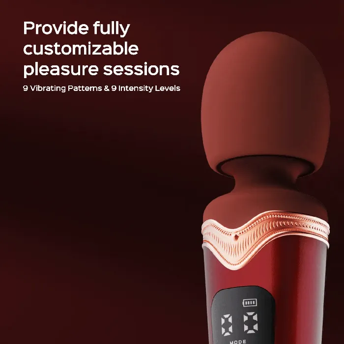 Honey Play Box Female Sex Toys Stormi Powerful Wand Massager Rechargeable Heating Vibrating