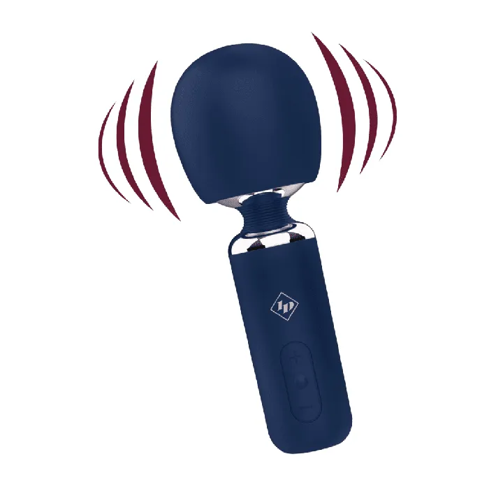 ID Wellness Essentials Give Into Me Pleasure Wand Blue Westridge Laboratories Inc Vibrators