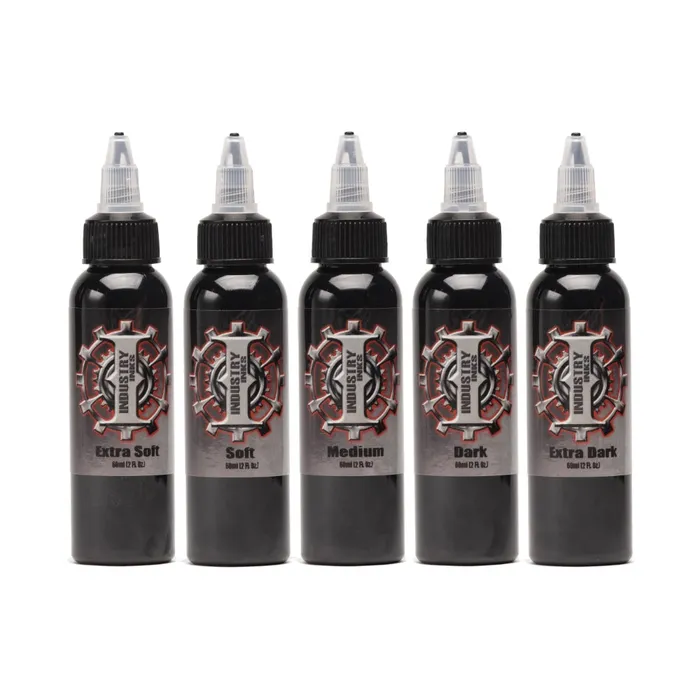 Industry Inks Anal Grey Wash Set Industry Inks Pick Size
