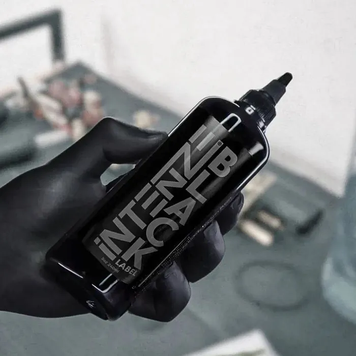 Intenze Anal Black Label Intenze Tattoo Ink 8oz Bottle