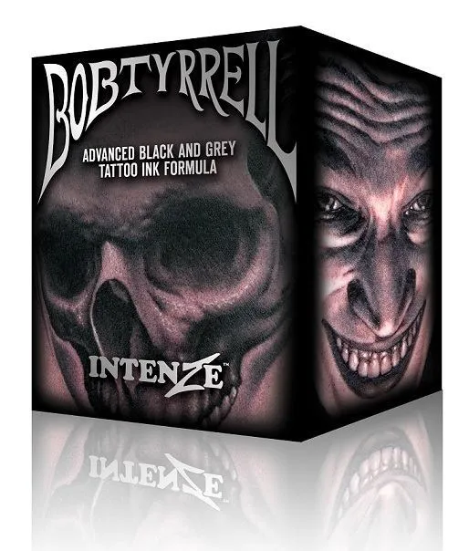 Intenze Medium Tone Bob Tyrrell Black Grey Series Intenze Tattoo Ink 1oz Bottle Anal