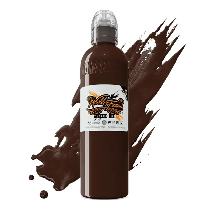Jay Freestyle Dark Brown World Famous Tattoo Ink Pick Size World Famous Male Sex Toys