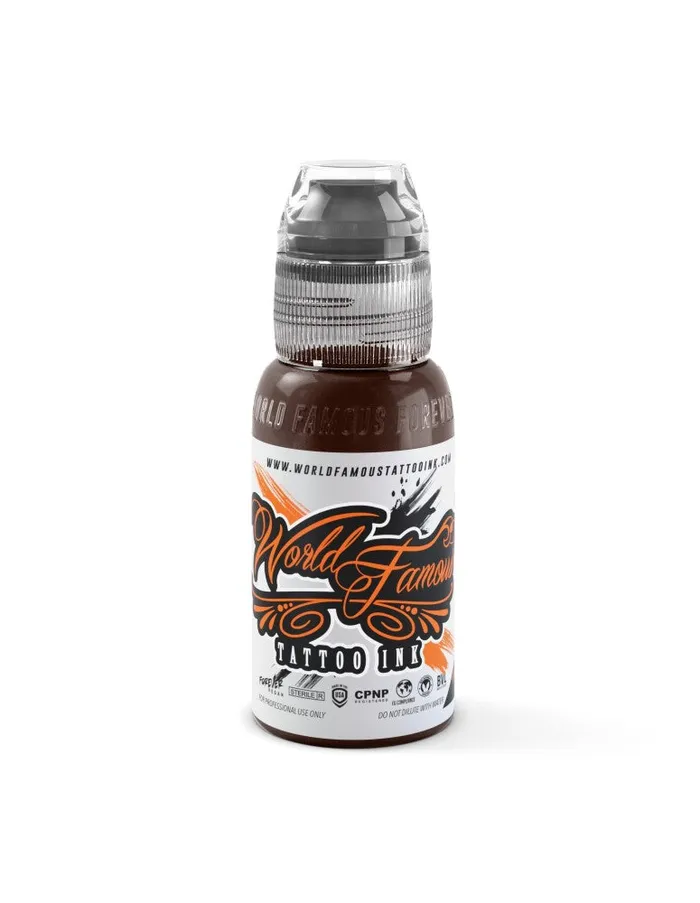 Jay Freestyle Dark Brown World Famous Tattoo Ink Pick Size World Famous Male Sex Toys
