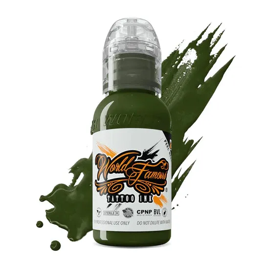 Jay Freestyle Water Colors Set World Famous Tattoo Ink 1oz World Famous Anal