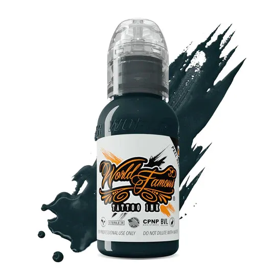Jay Freestyle Water Colors Set World Famous Tattoo Ink 1oz World Famous Anal