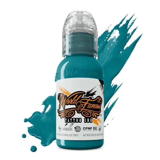 Jay Freestyle Water Colors Set World Famous Tattoo Ink 1oz World Famous Anal