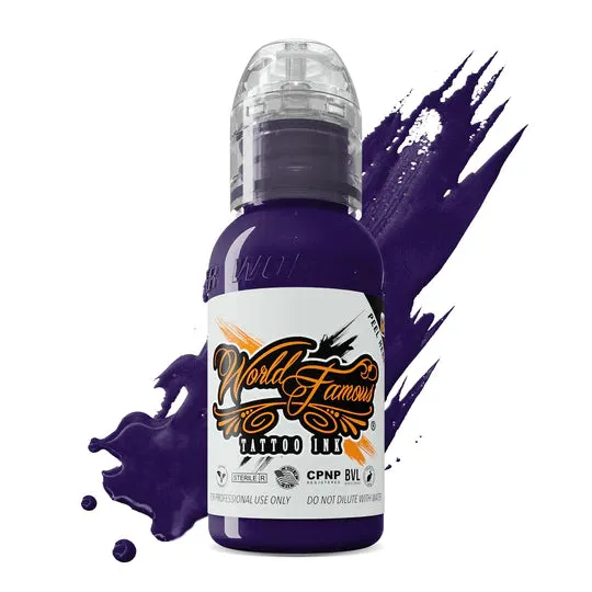 Jay Freestyle Water Colors Set World Famous Tattoo Ink 1oz World Famous Anal