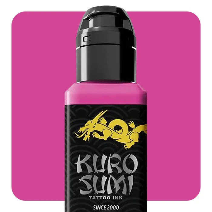Kuro Sumi Vibrators Magnolia Pink Kuro Sumi Tattoo Ink Pick Size