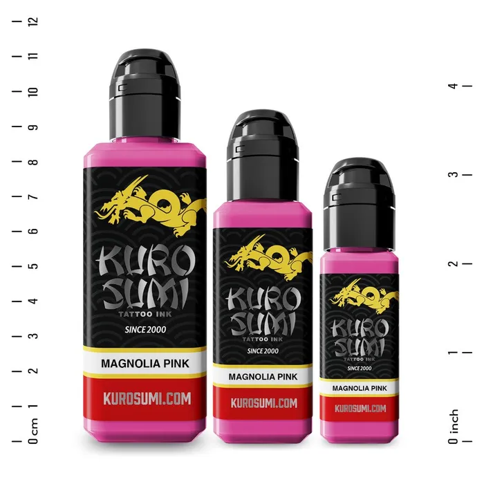 Kuro Sumi Vibrators Magnolia Pink Kuro Sumi Tattoo Ink Pick Size