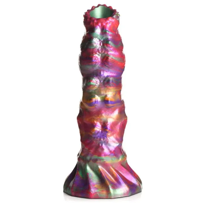 Larva Silicone Ovipositor Fantasy Role Play Dildo With Eggs XR Brands Female Sex Toys