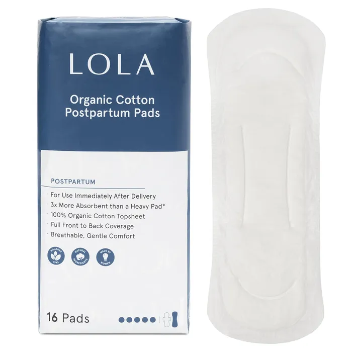 LOLA Vibrators Organic Postpartum Pads