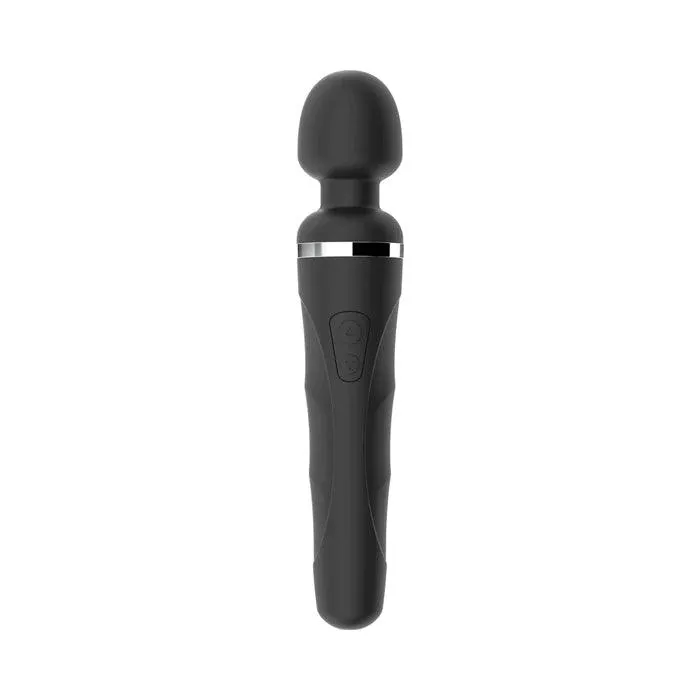 Lovense Domi 2 Bluetooth Programmable Wand Vibrator Black Lovense Vibrators
