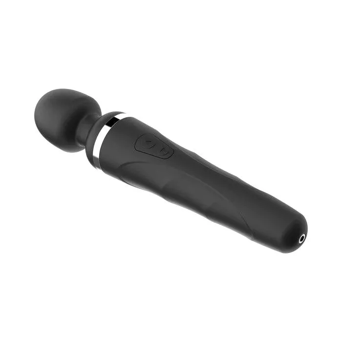 Lovense Domi 2 Bluetooth Programmable Wand Vibrator Black Lovense Vibrators