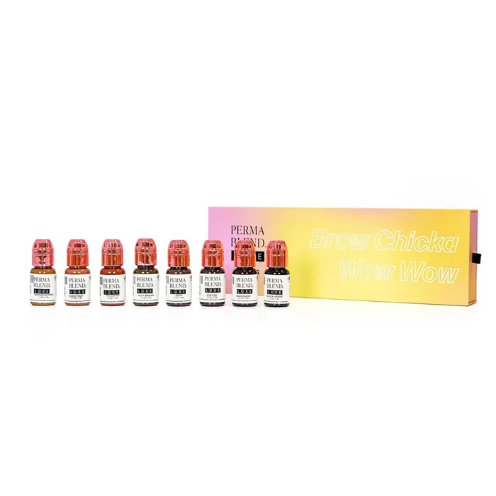 Luxe Brow Chicka Wow Wow Brow Set Luxe Perma Blend 8 12oz Bottles Perma Blend Anal Luxe Brow Chicka Wow Wow Brow Set Luxe Perma Blend 8 12oz Bottles Perma Blend Anal