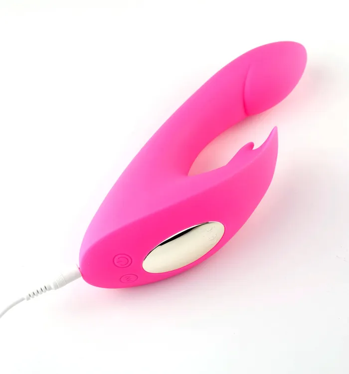 Maia Toys Vibrators Maia Toys LEAH USB Rechargeable Silicone 10Function Rabbit Vibrator Pink