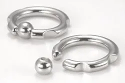 Male Sex Toys 10g 8g or 6g Stainless Steel Notched Tribal Captive Bead Ring Painful Pleasures Male Sex Toys 10g 8g or 6g Stainless Steel Notched Tribal Captive Bead Ring Painful Pleasures