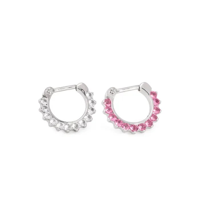 Male Sex Toys 16g Steel Septum Clicker with Jewels Price Per 1 Painful Pleasures Male Sex Toys 16g Steel Septum Clicker with Jewels Price Per 1 Painful Pleasures