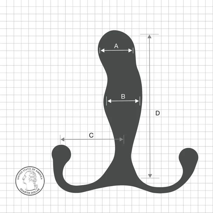 Male Sex Toys Aneros Aneros Maximus Trident HandsFree Prostate Stimulator