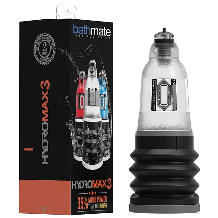 Male Sex Toys Bathmate Bathmate Hydromax 3 Micro Penis Pump Clear