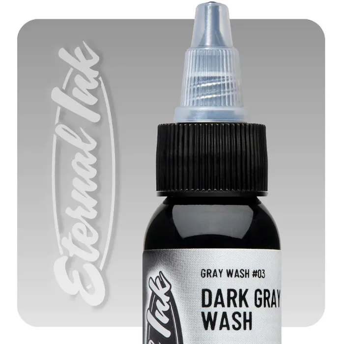 Male Sex Toys Eternal Dark Grey Wash Eternal Tattoo Ink Pick Your Size