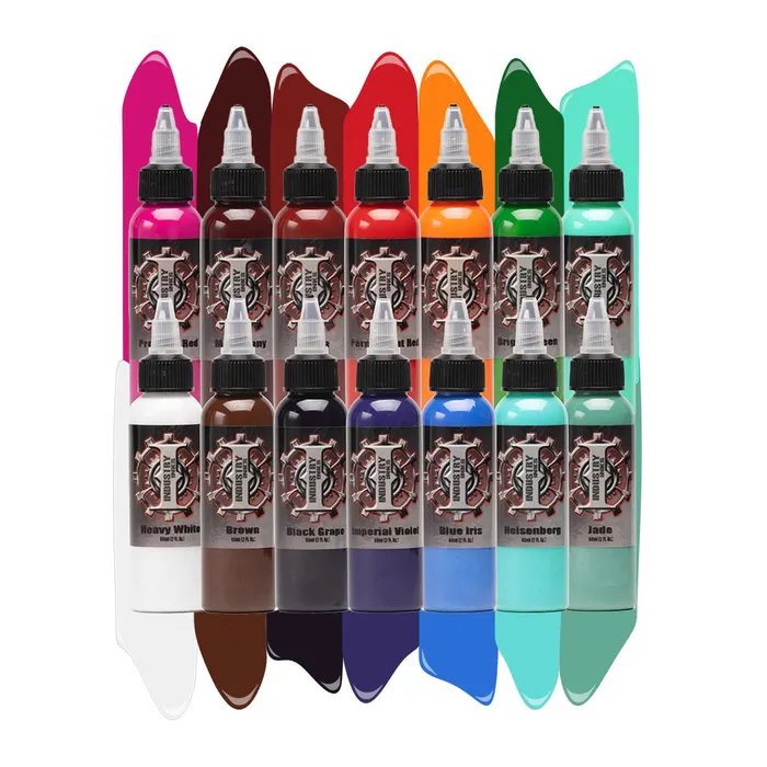 Male Sex Toys Industry Inks 14 Color Set Industry Inks Pick Size