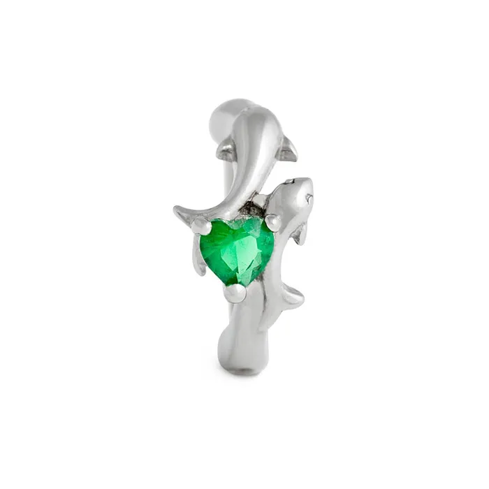 Male Sex Toys Painful Pleasures 14g 38 Sea Green Dolphin Lovers Clicker Ring Price Per 1