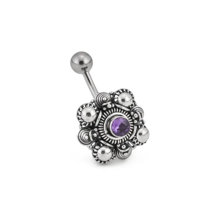 Male Sex Toys Painful Pleasures 14g 716 Cluster Indonesian Wholesale Navel Ring