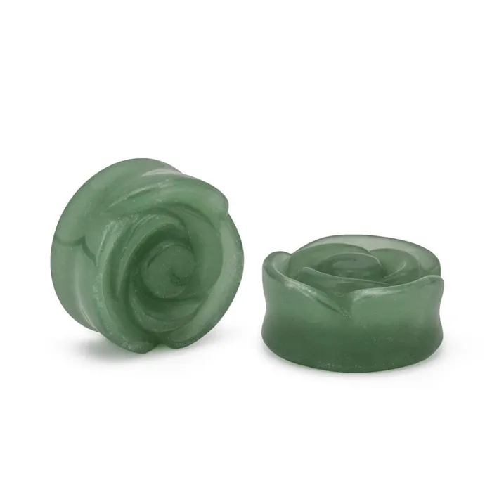 Male Sex Toys Painful Pleasures Green Aventurine Stone Plug with Carved Rose Front 2g to 1 Price Per 1 Male Sex Toys Painful Pleasures Green Aventurine Stone Plug with Carved Rose Front 2g to 1 Price Per 1