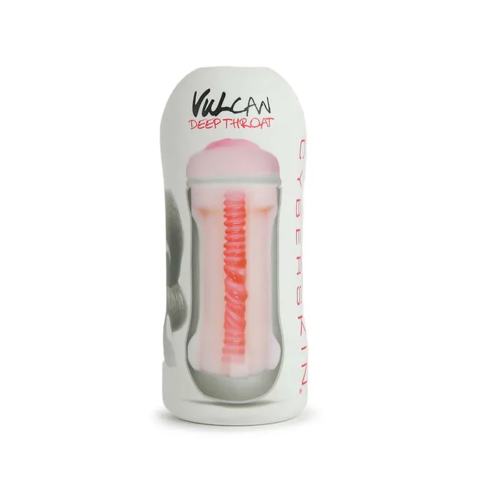 Male Sex Toys Topco Vulcan Realistic Cyberskin Deep Throat Male Masturbator
