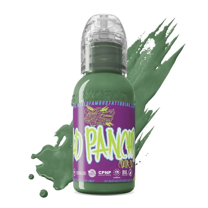 Male Sex Toys World Famous Pancho Medium Green World Famous Tattoo Ink Pick Size