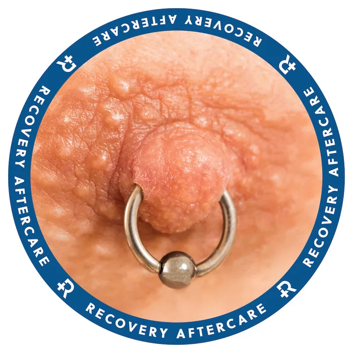 Nipple Clitoral Toys Recovery Recovery Aftercare Round Pierced Nipple Sticker