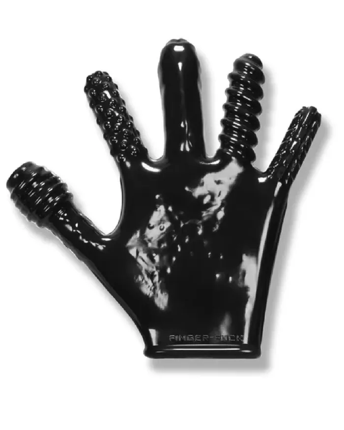Oxballs Finger Fuck Textured Fingering Glove Black Oxballs Anal