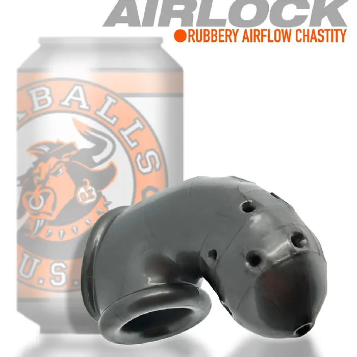 Oxballs Male Sex Toys Oxballs Airlock AirLite Vented Chastity Cage for Beginners Steel Grey Oxballs Male Sex Toys Oxballs Airlock AirLite Vented Chastity Cage for Beginners Steel Grey
