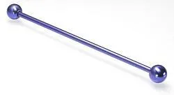 Painful Pleasures 16g Titanium Industrial Barbell Externally Threaded Vibrators Painful Pleasures 16g Titanium Industrial Barbell Externally Threaded Vibrators