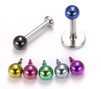 Painful Pleasures 18g16g Internally Threaded Titanium Coated Stainless Steel Ball Price Per 1 Male Sex Toys Painful Pleasures 18g16g Internally Threaded Titanium Coated Stainless Steel Ball Price Per 1 Male Sex Toys