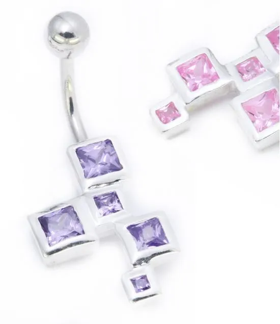 Painful Pleasures Anal 14g 38 Sterling Silver SQUARES Belly Piercing Jewelry Painful Pleasures Anal 14g 38 Sterling Silver SQUARES Belly Piercing Jewelry
