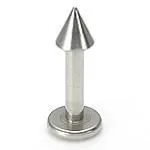Painful Pleasures Male Sex Toys 14g Internal Steel Cone Labret Price Per 1