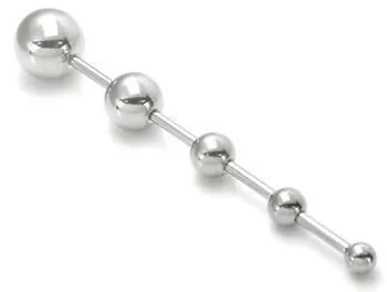 Painful Pleasures Male Sex Toys 14g Multiple Tap Ball 180 Ends 5mm 6mm or 8mm Balls Price Per 1 Ball