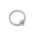 Painful Pleasures Male Sex Toys 20g Stainless Steel Captive Bead Ring