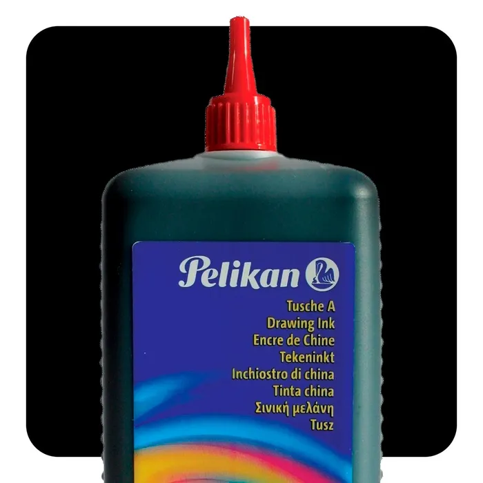 Pelikan Drawing Ink Black 1000mL Bottle Pelikan Anal