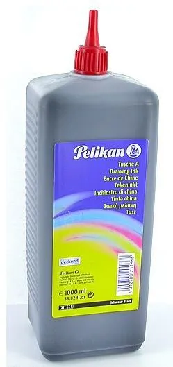 Pelikan Drawing Ink Black 1000mL Bottle Pelikan Anal