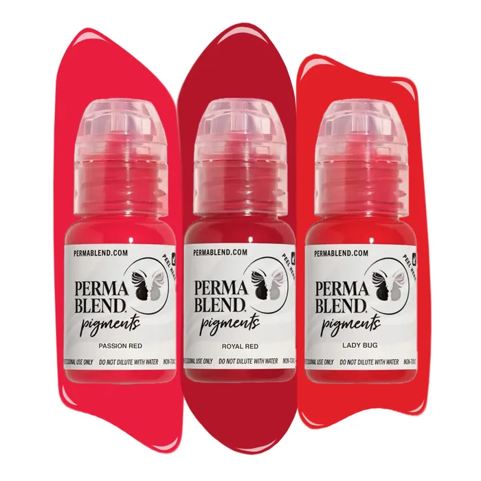 Perma Blend Red Lip Mini Set Perma Blend 3 12oz Bottles Anal