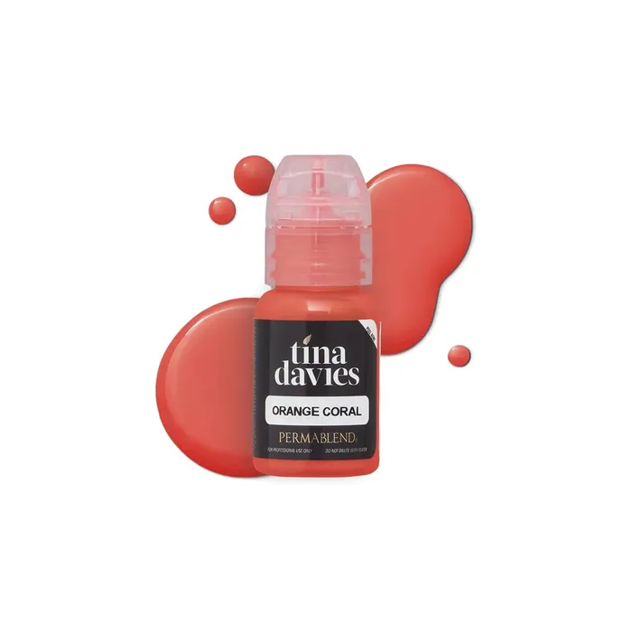 Perma Blend Vibrators Tina Davies Lip Trio Perma Blend Orange Coral