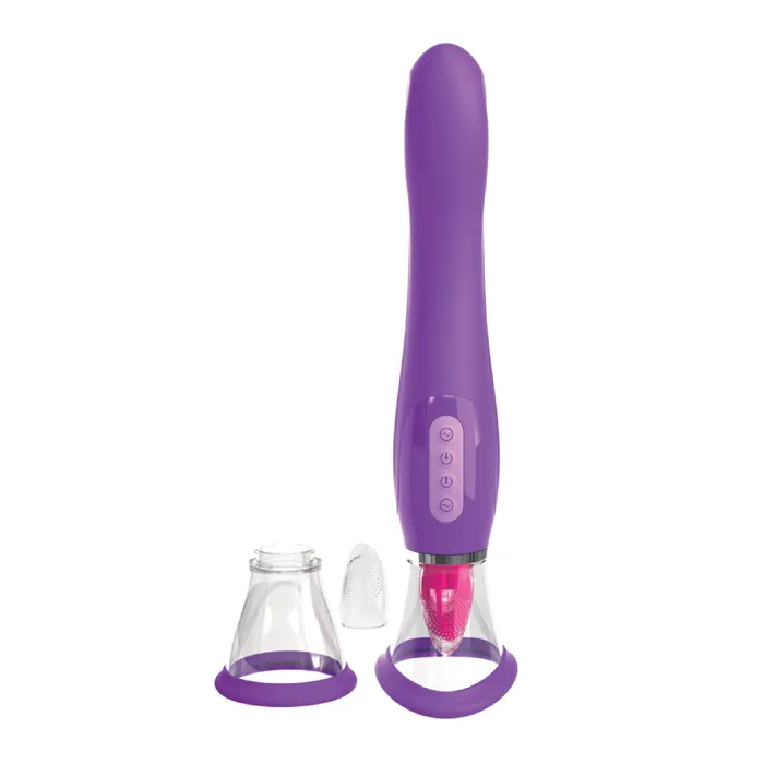 Pipedream Products Fantasy For Her Ultimate Pleasure Double Ended Tongue Vibrator Female Sex Toys