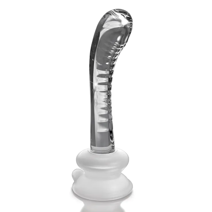 Pipedream Products Female Sex Toys Icicles No 88 Glass GSpot and PSpot Dildo with Suction Cup Pipedream Products Female Sex Toys Icicles No 88 Glass GSpot and PSpot Dildo with Suction Cup
