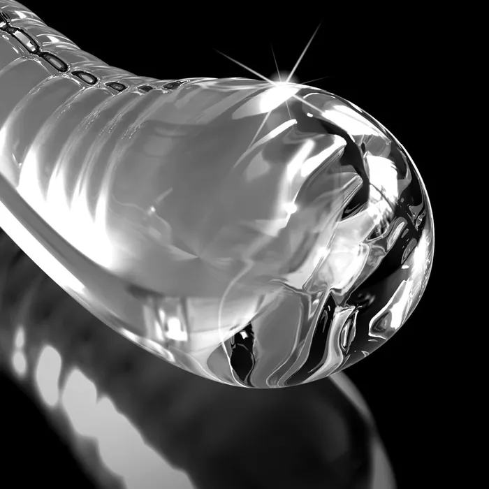 Pipedream Products Female Sex Toys Icicles No 88 Glass GSpot and PSpot Dildo with Suction Cup